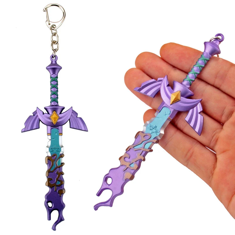 Zeldas Tears of The Kingdom Link Hero Master Sword Keychains The Legend of Zeldas Series Metal Key Ring Key Chain Toys Fans Gift