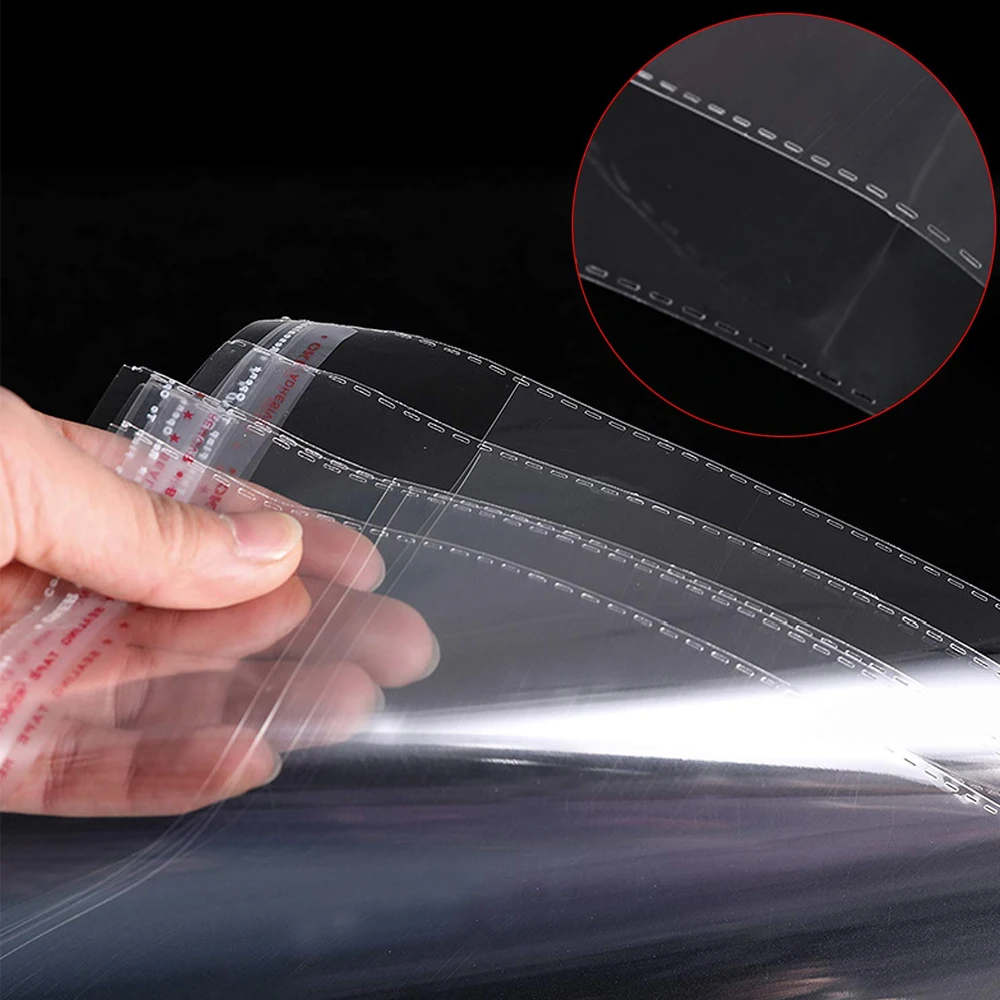 100–1000 Stück OPP selbstklebende transparente Plastiktüten für Kleidung, Schmuck, Geschenke, Kekse, Süßigkeiten, Verpackung, Versiegelung, Zellophanbeutel – Detail 2