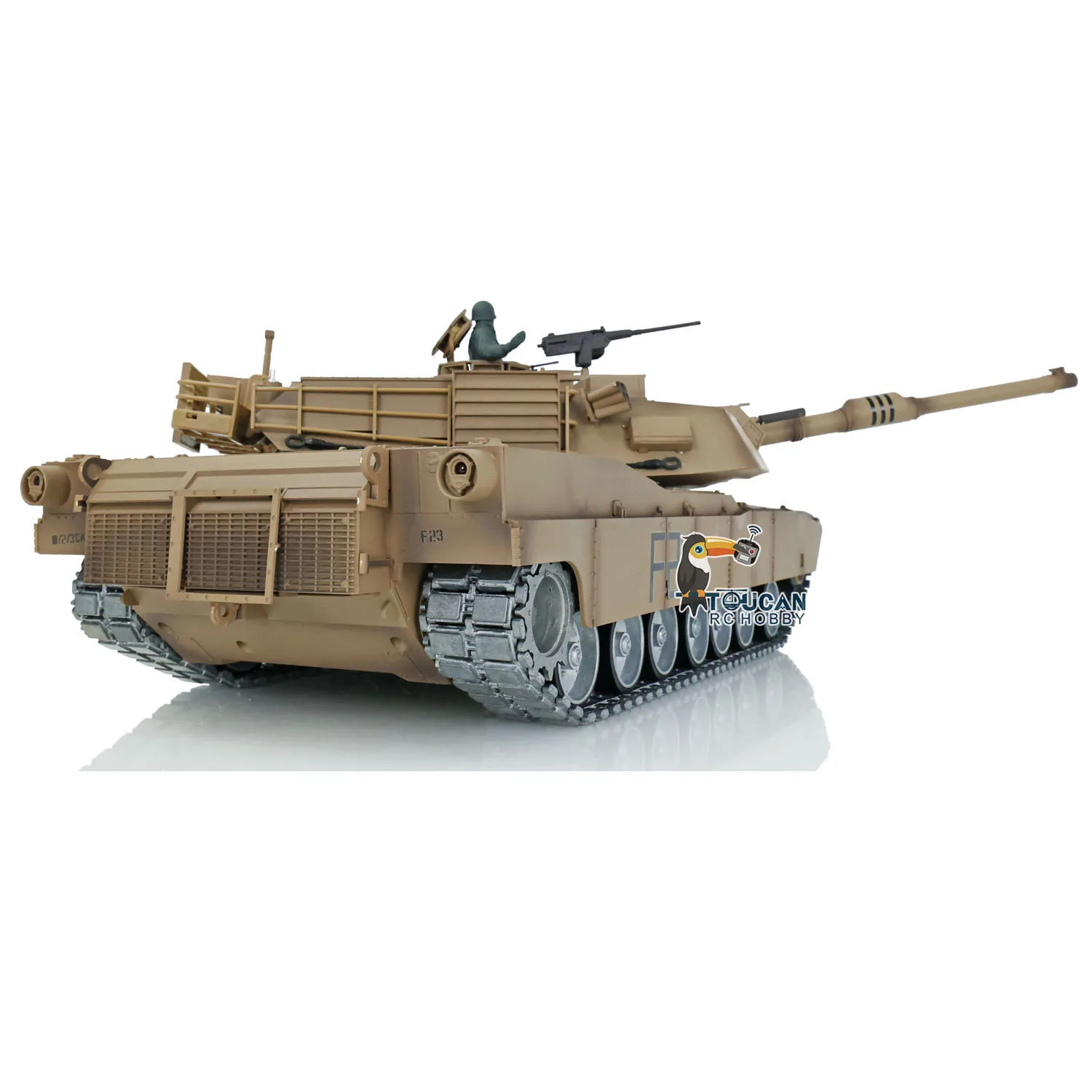 Heng Long RC Tank 1/16 360° Turret Barrel Recoil BB Shooting TK7.0 Customize 3918 M1A2 Abrams Children Toys TH17803-