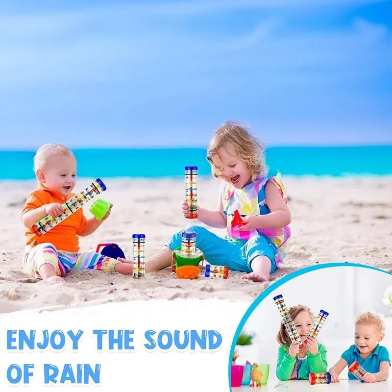 Rainmaker Rain Sound Stick Tube Muziekinstrument Peuter Hand Schudden Muziek Montessori Vroeg Onderwijs Speelgoed Populaire Baby Kids