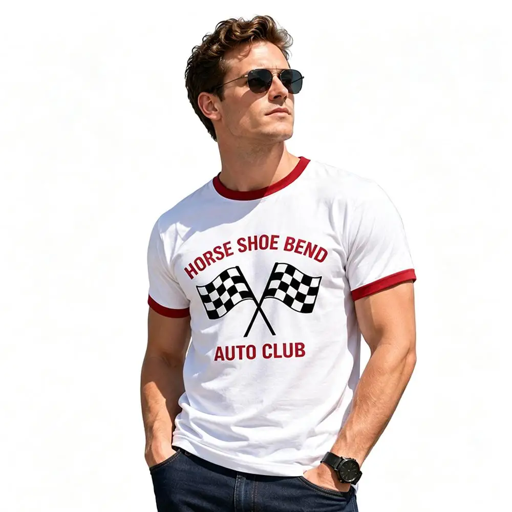 2026 New Project Hail Mary Theme T-shirt Virtual Retro Car Club Flag Pattern Tee Men's And Women's Fans Crew Neck Top Gift