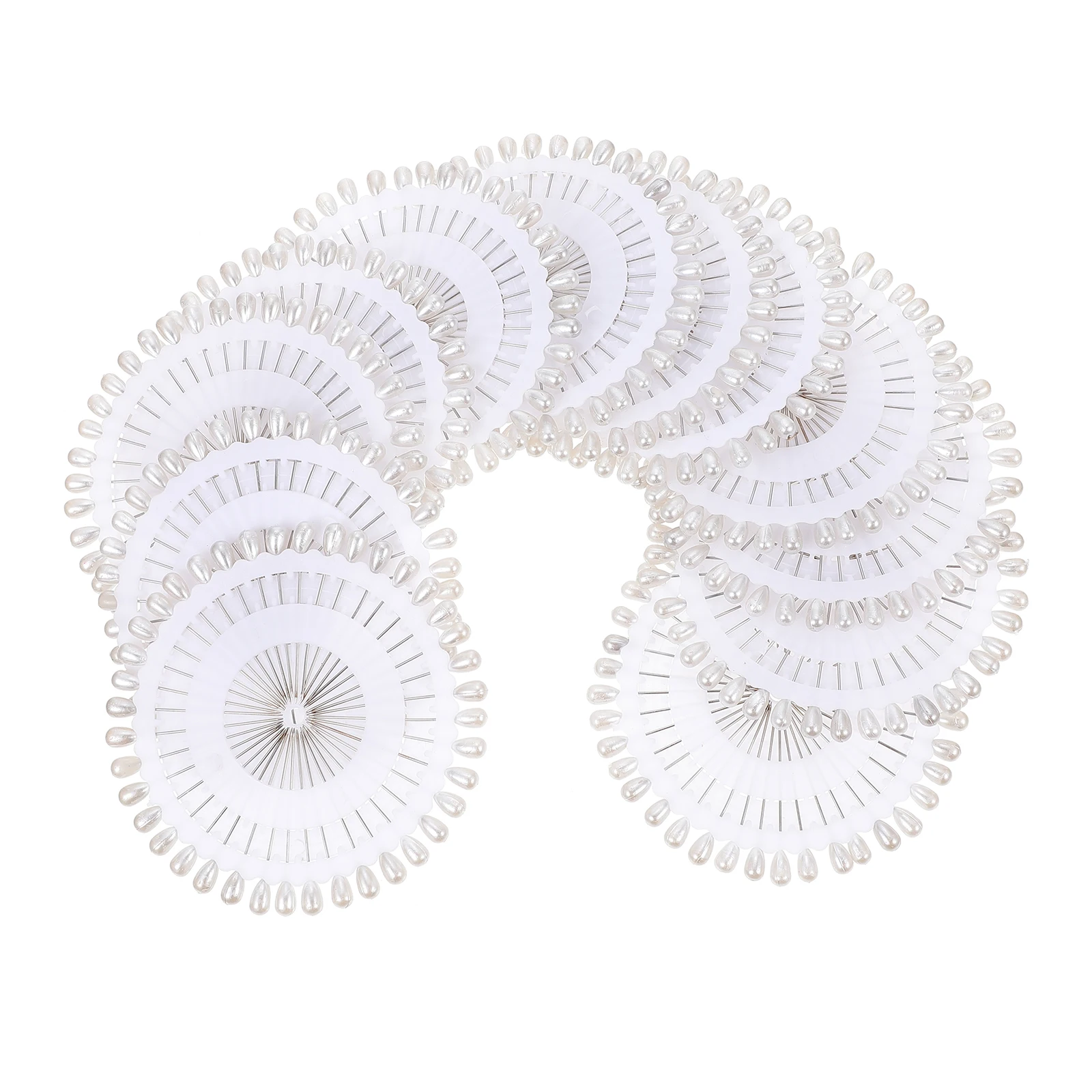 

480pcs Pin Straight Needles Plastic Head for Wedding Pearl Straight DIY Bouquet Flowers Corsage Elegant Craft