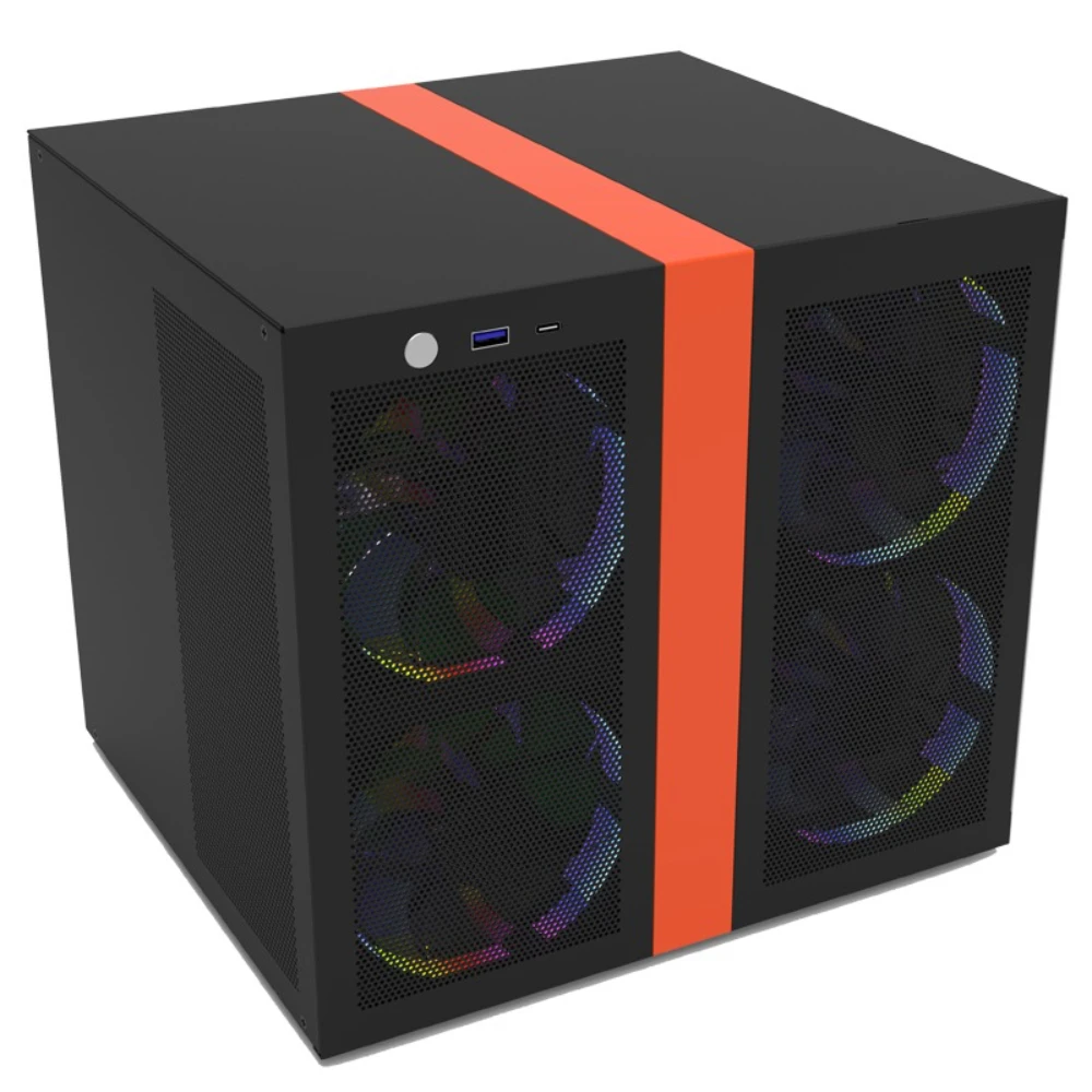 8-Bay NAS Chassis Case Hot Swap Home Server Chassis MATX Support ATX PSU,  8x3.5 HDD 2x2.5 SSD