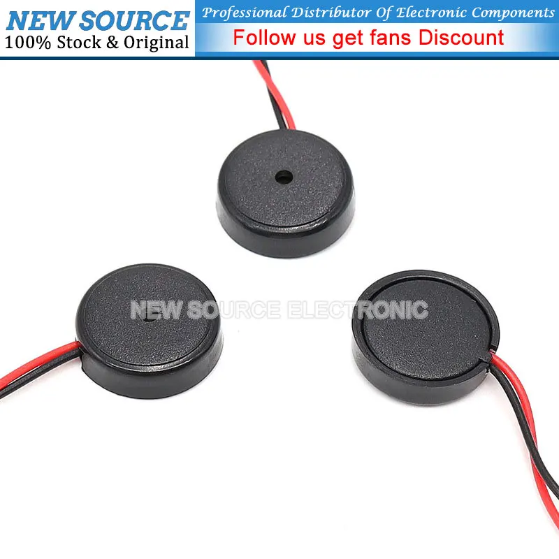 10PCS 1404 14*4MM Passive Buzzer Piezoelectric Buzzer Speaker 14x4mm 14*4 AC Low Power Consumption Diy Electronic