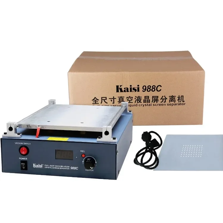 KAISI 988C 12inch LCD Separator For Flat/Edge Screen Display Separating Glass Manual Cut OCA Repair Tool