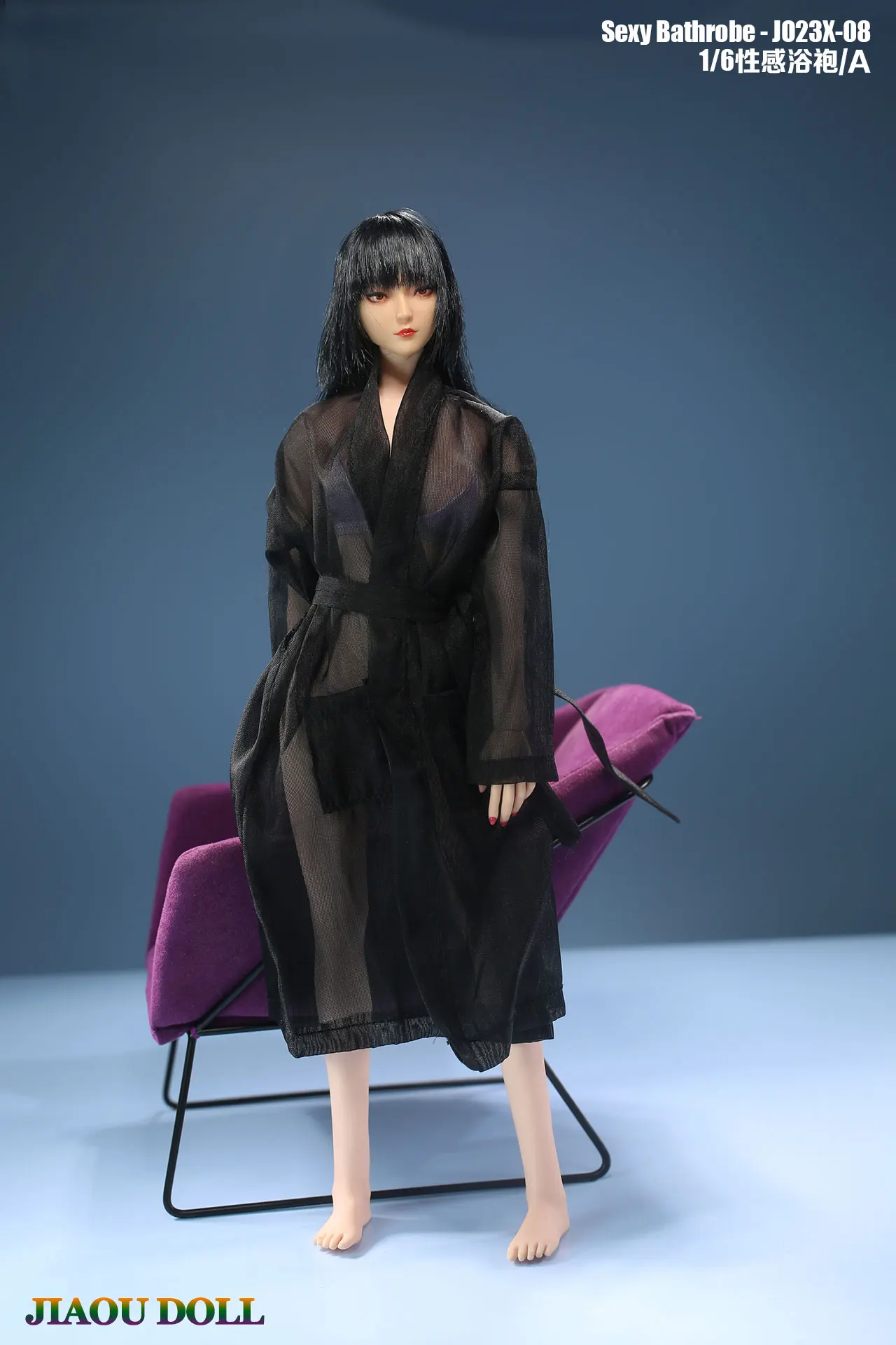 JO23X-08 1/6 scale female dolls clothes Sexy Bathrobe fit 12'' TBLeague JIAOU DOLL action figure
