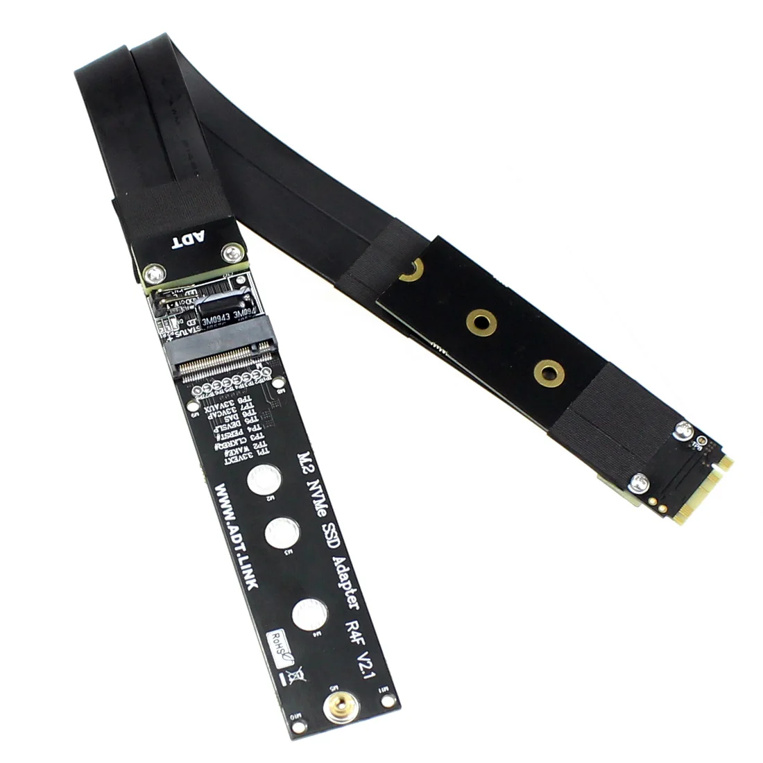 Adt r44sf r24sf m.2 für nvme ssd verlängerung kabel solid state drive riser karte unterstützung m2 bis pci express 3,0 4,0x4 pci-e 32g/bps – Detail 6