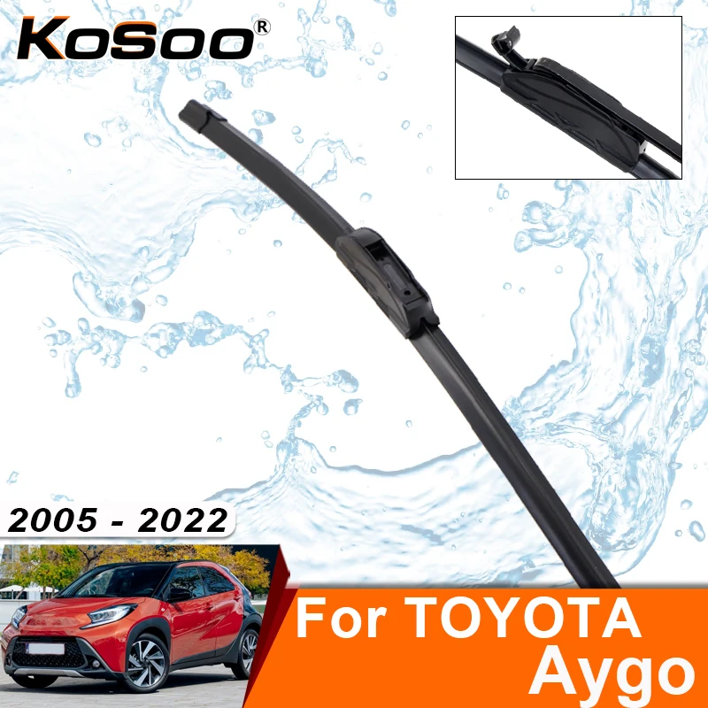 Щетка стеклоочистителя для TOYOTA Aygo AB10 AB40 2005-2022, резиновая насадка для лобового стекла, аксессуар для переднего стеклоочистителя