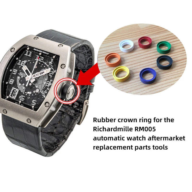 Watch Crown Rubber Ring For RM Richard Mille Original Authentic Watch RM055 Replacement Parts Tools