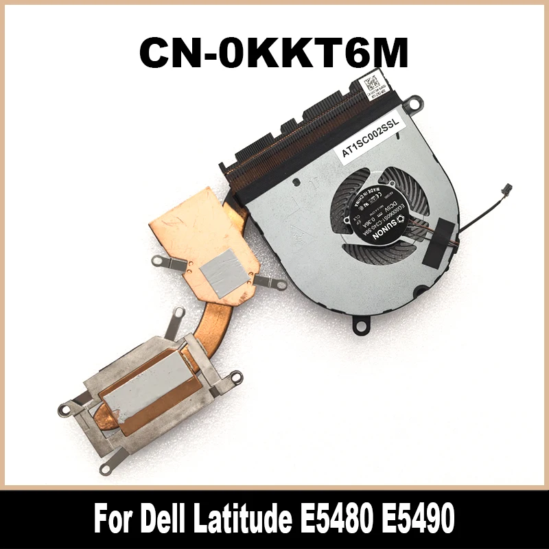 New Original 0KKT6M For Dell Latitude E5480 E5490 Cooling Fan Cooler Fan Heatsink CN-0KKT6M KKT6M AT1SC002SSL High Quality