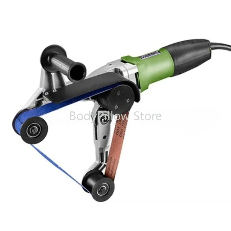 

110V/220V Stainless Steel Tube Belt Sanders Polisher Pipe Grinding Polishing Machine Wire Drawing Equipment for Metalworking