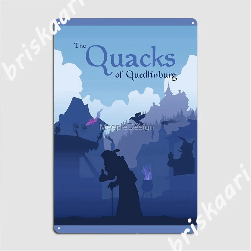 The Quacks Of Quedlingburg Metal Signs Customize Wall pub Plaques Home Tin sign Posters