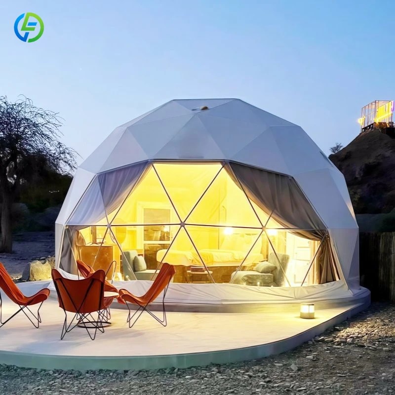 Luxury Sleeping Space Mobile Portable Outdoor Waterproof Camping Dome Tent House High-End Prefabricated FL Customized