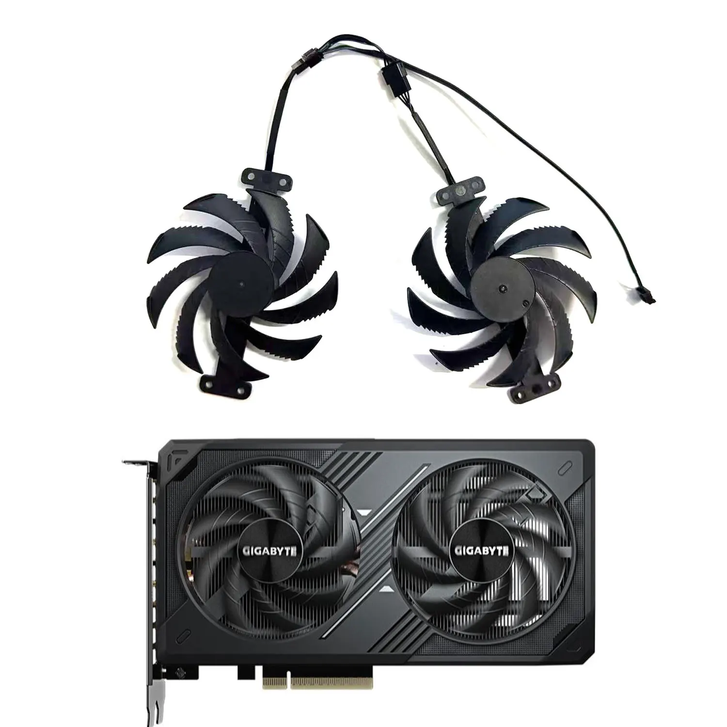

85MM 4PIN PLD09210S12HH DC 12V 0.4A RTX 5060 GPU fan suitable for Gigabyte GeForce RTX 5060 WINDFORCE 8G graphics card cooling