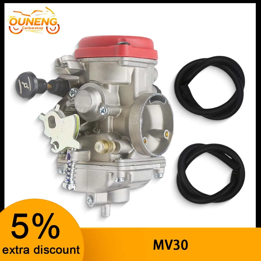 30mm MV30 para PD30 ATV250 EN250 JS250 QM250GY GXT250 GP200 GP250 RE200 RE250 TANK250 250cc ATV carburador de motocicleta