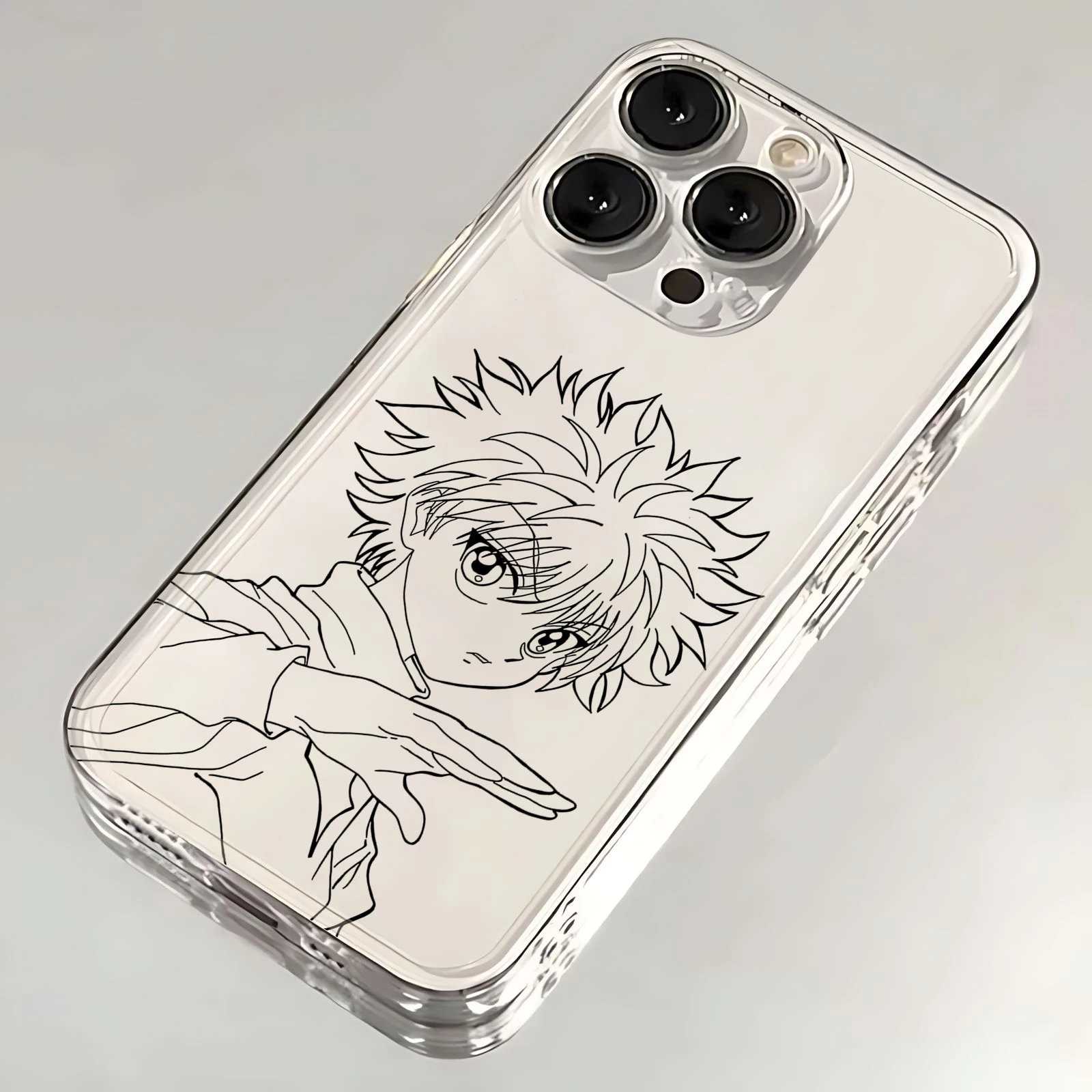 Black HUNTER×HUNTER Hot Phone Case For Samsung S25 S24 S23 S22 S21 S20 FE Note20 Note10 Plus Ultra Lite 5G Clear Soft TPU Cover