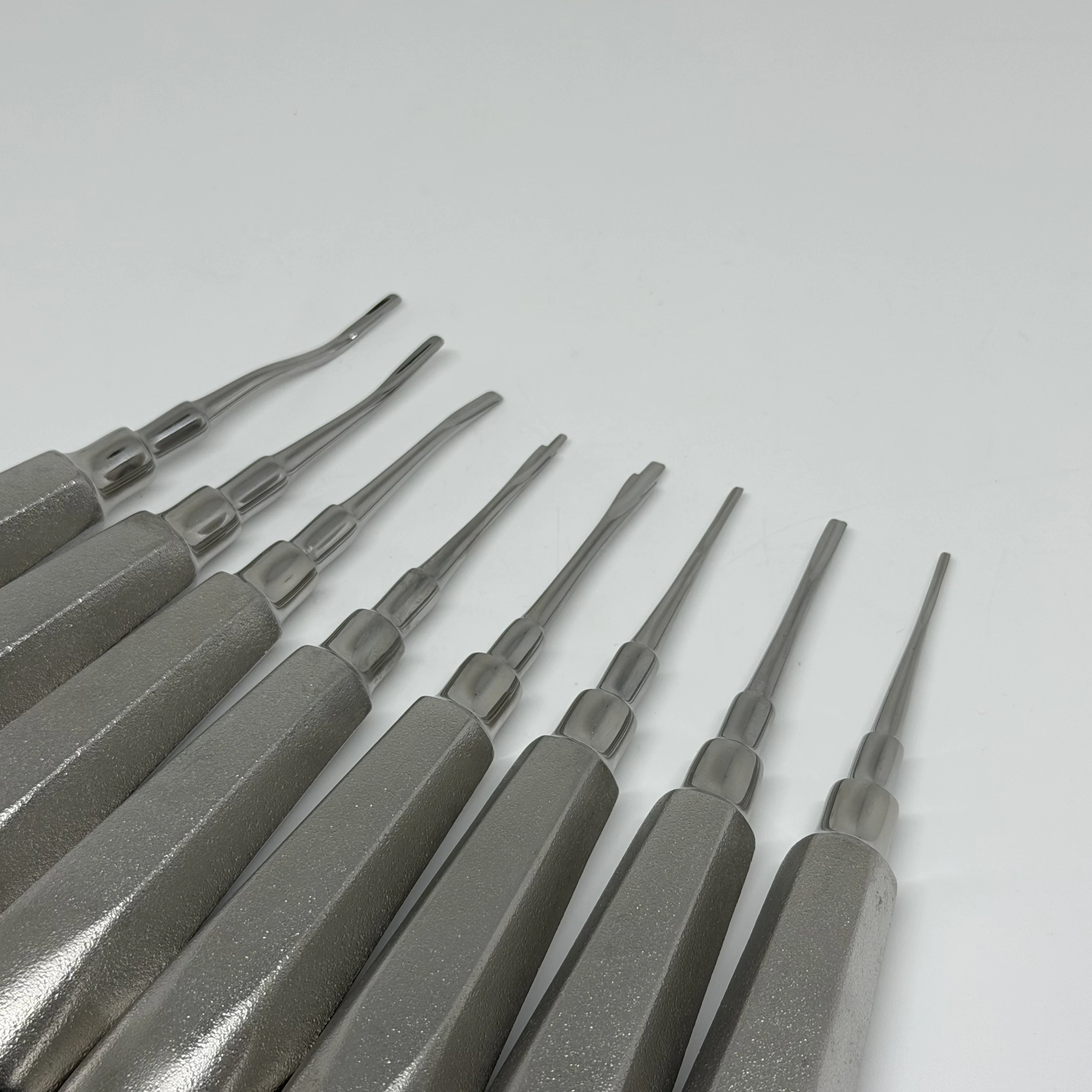 Denilk 8pcs Dental Elevator Forceps Apexo Elevator Heid Brink Elevator Seldin Elevator Dental Extraction  Instrument Medical Sur