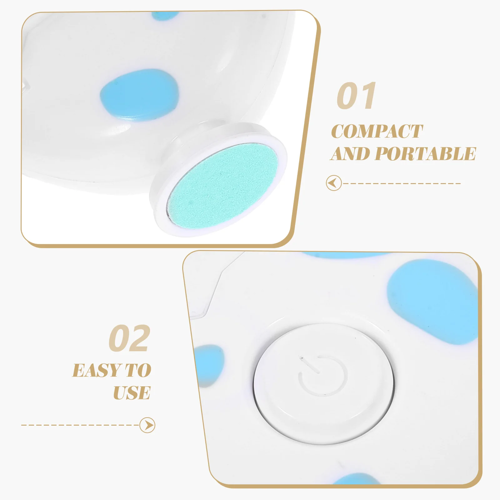 

Electric Grinder Safe Portable Trimmer Cute Cartoon Design Replaceable Grinding Heads Care Kit For Infants Baby File