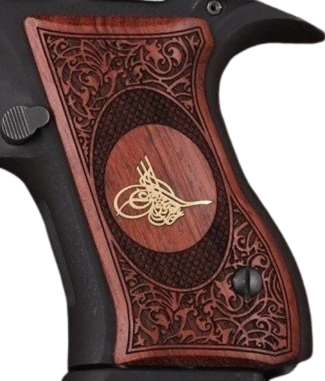 

KSD Brand Jericho 941FB Compatible Rosewood Grips Framed