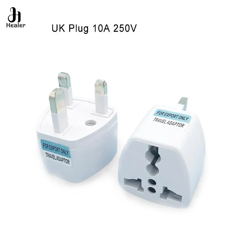 UK Plug 10A 250V Hong Kong Travel Power Adapter Plug Socket Converter British Standard English Singapore Malaysia Macau