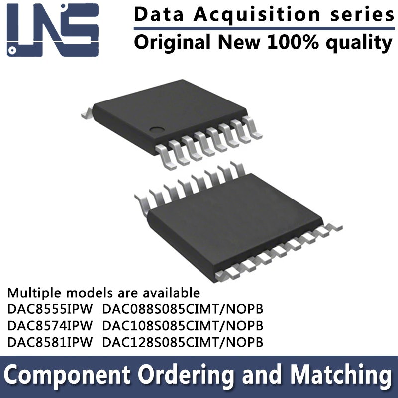 

1PCS DAC8555IPW DAC8574IPW DAC8581IPW DAC088S085CIMT/NOPB DAC108S085CIMT/NOPB DAC128S085CIMT/NOPB TSSOP-16 Data Acquisition