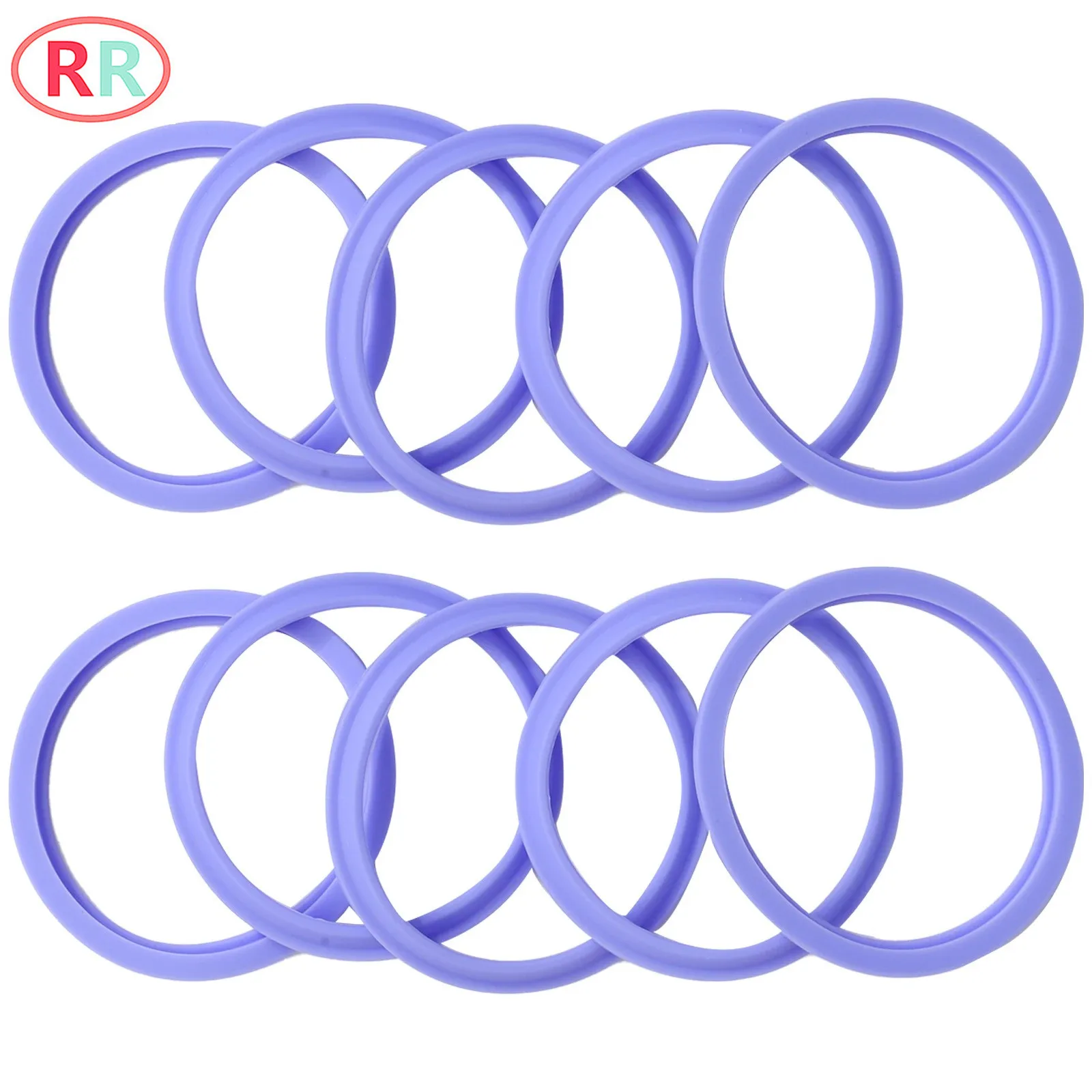 

10Pcs Silicone Ring Lid Gaskets Lunch Box Insulation Jar Gaskets Food Container Gaskets Seal Rings for Bento Lunch Box