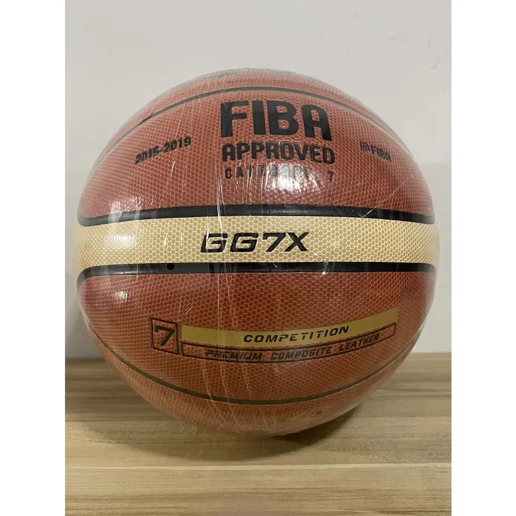 Rutschfester Basketballball aus PU-Leder, verschleißfest, für Erwachsene, Kinder, drinnen, draußen, offizielles Spiel