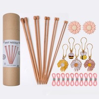 Needle stopper Carbonized bamboo sweater Needle knitting Needle plug Anti-skid ring Bee daisy Mark buckle