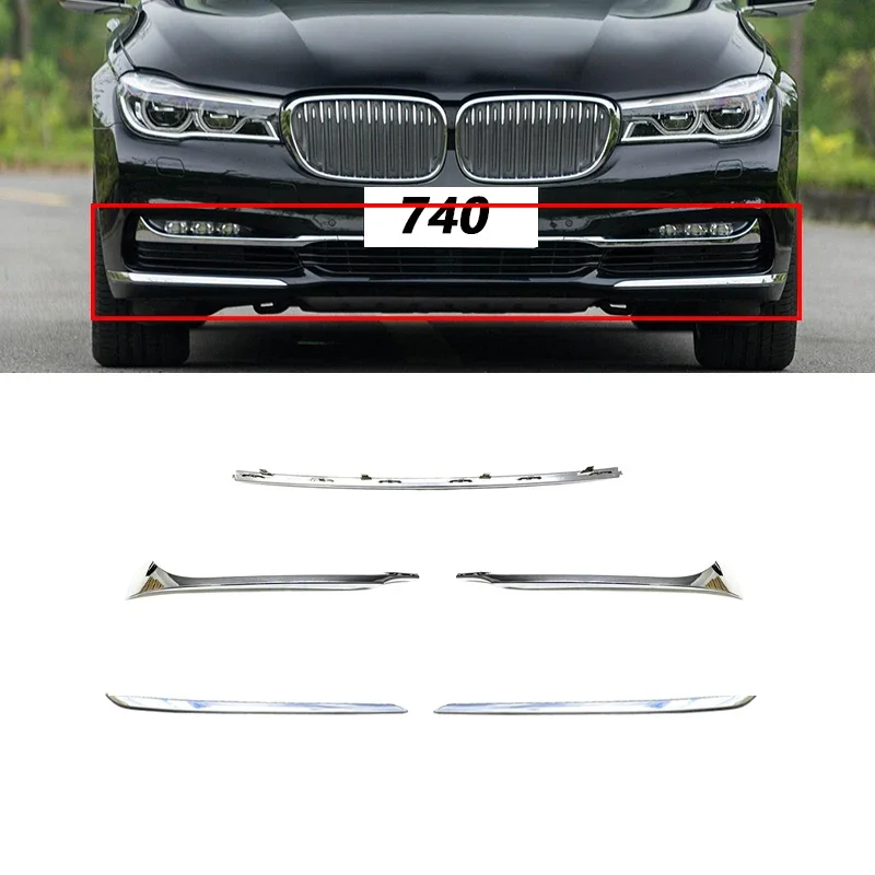 

Front Bumper Foglight Grille Impact Upper/ Lower Trim for BMW 7 G11 G12 730i 740i 750i 760li 2016-2018