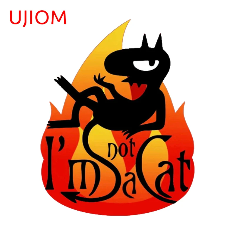 UJIOM 13cm X 10.2cm Amusing Disenchantment Anime Wall Stickers Waterproof Graphics Kids Room Bedroom Decal Home Decor Wallpapers