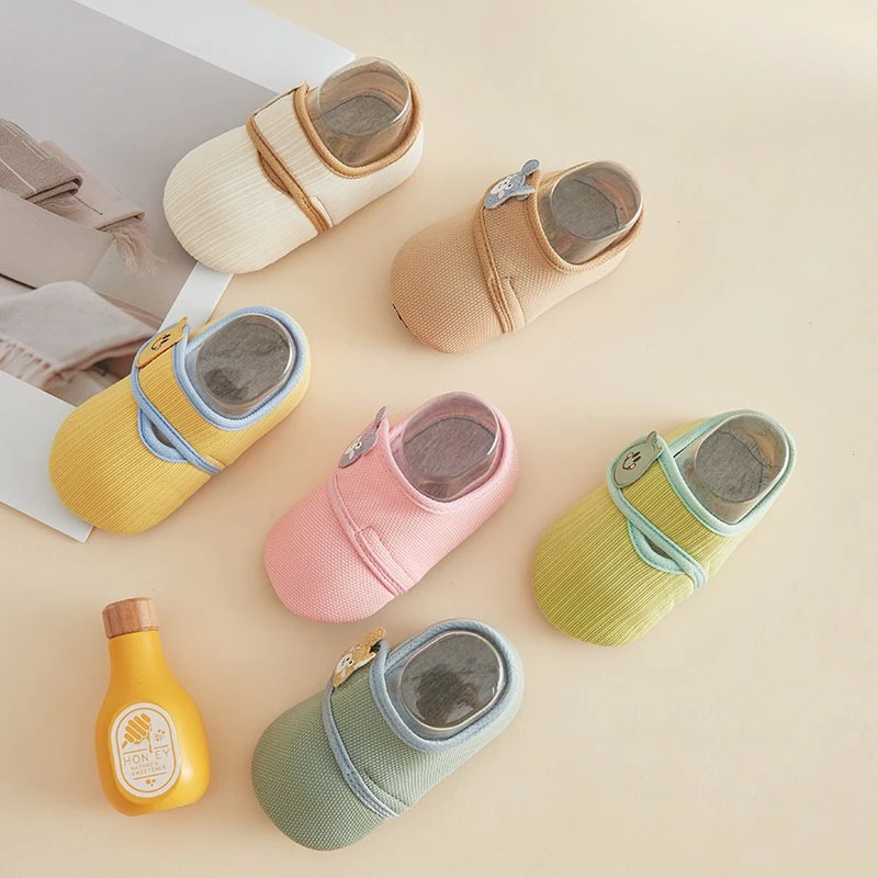 

Baby Floor Socks Anti Slip Cool Insulation Children Indoor Activity Baby Walking Shoes Cute Cartoon Early Education Socks Covers