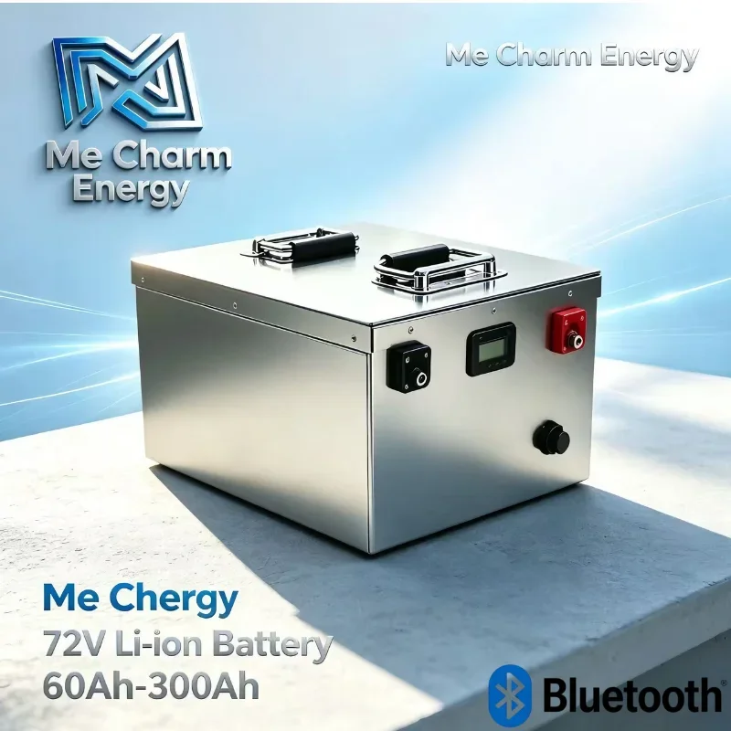 Industrial‑Grade 72V Rechargeable Lithium‑ion Storage Module 60Ah‑300Ah, Pre‑Calibrated Safety Circuit System, Reliable Energy S