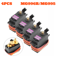 Hot 4PCS 13KG 15KG Servos Digital MG995 MG996R Servo All Metal Gear for JR Car RC Model Helicopter Boat mg90s Servosg90