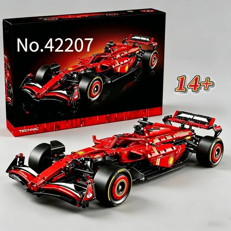 nouveau-2026-–-blocs-de-construction-1361-pieces-nouvelle-technologie-42207-sf-24-f1-supercar-de-course-sportive-rouge-ideal-pour-les-cadeaux-de-festival