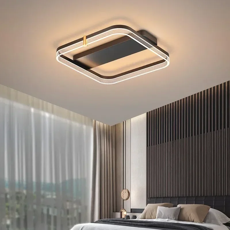 

SANDYHA современный скандинавский простой светодиодный потолочный светильник для спальни, гостиной, ресторана, домашнего декора, гладкое освещение