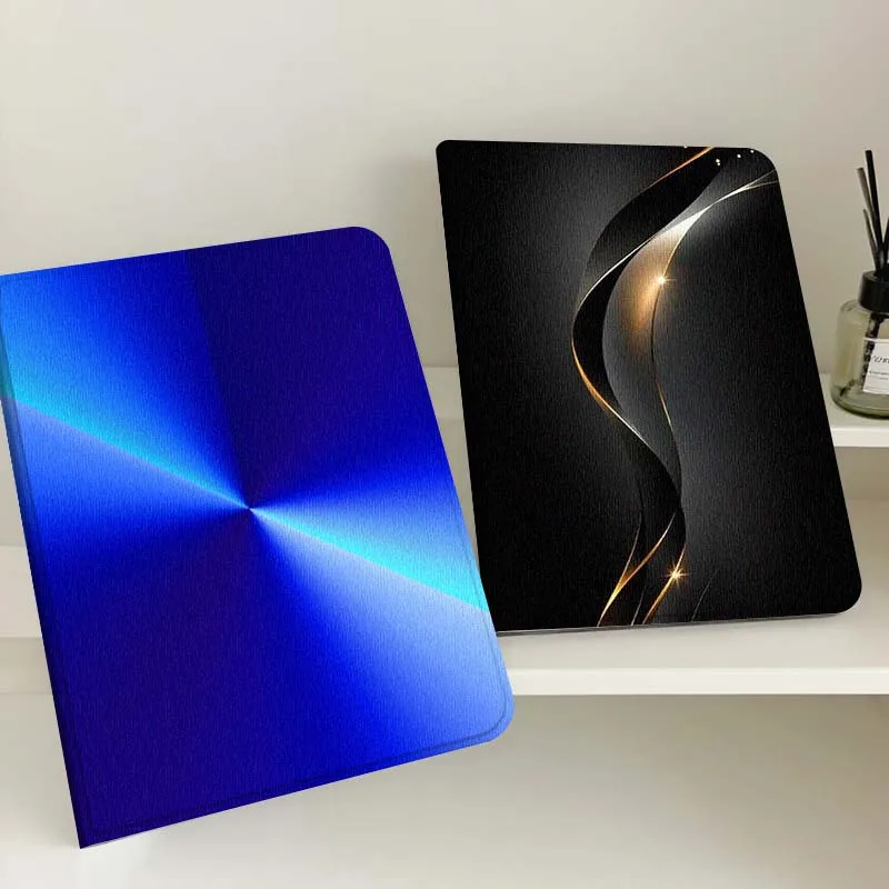 

Carbon Fiber Love Glossy For Apple iPad Pro Air 13 2 7th 6th 2025 M2 M3 M4 M512.9 13 inch Foldable Tablet Case Gift