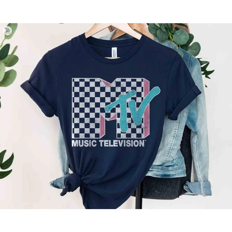 Retro MTV Birthday Girl Men's T-shirt Summer New Style Unisex Hip Hop Rock Casual T-shirt