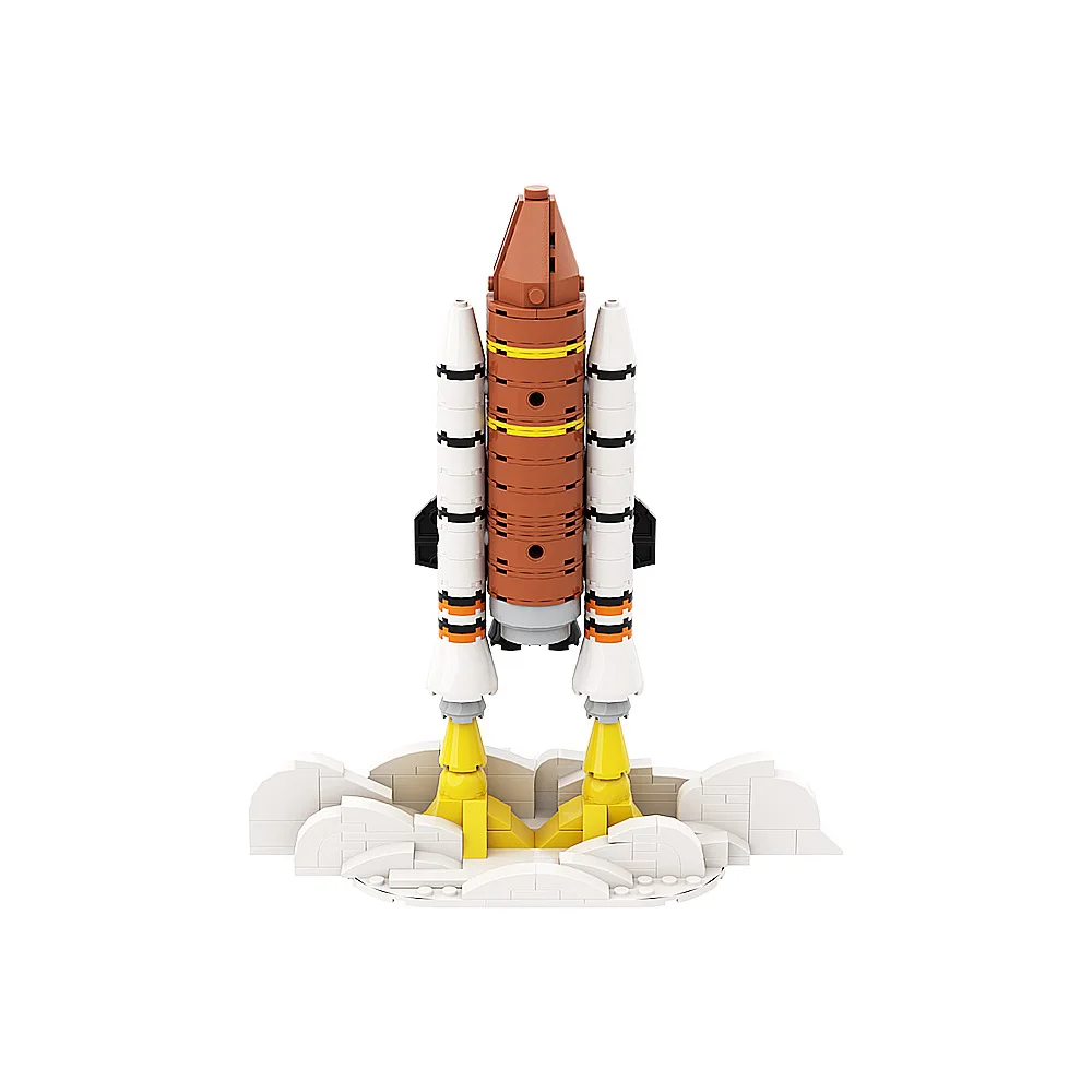 269PCS 우주 왕복선 조립 키트 - 청소년 및 성인을 위한 MOC 호환 미니 우주선 모델, 컬러 박스가 포함된 STEM 선물