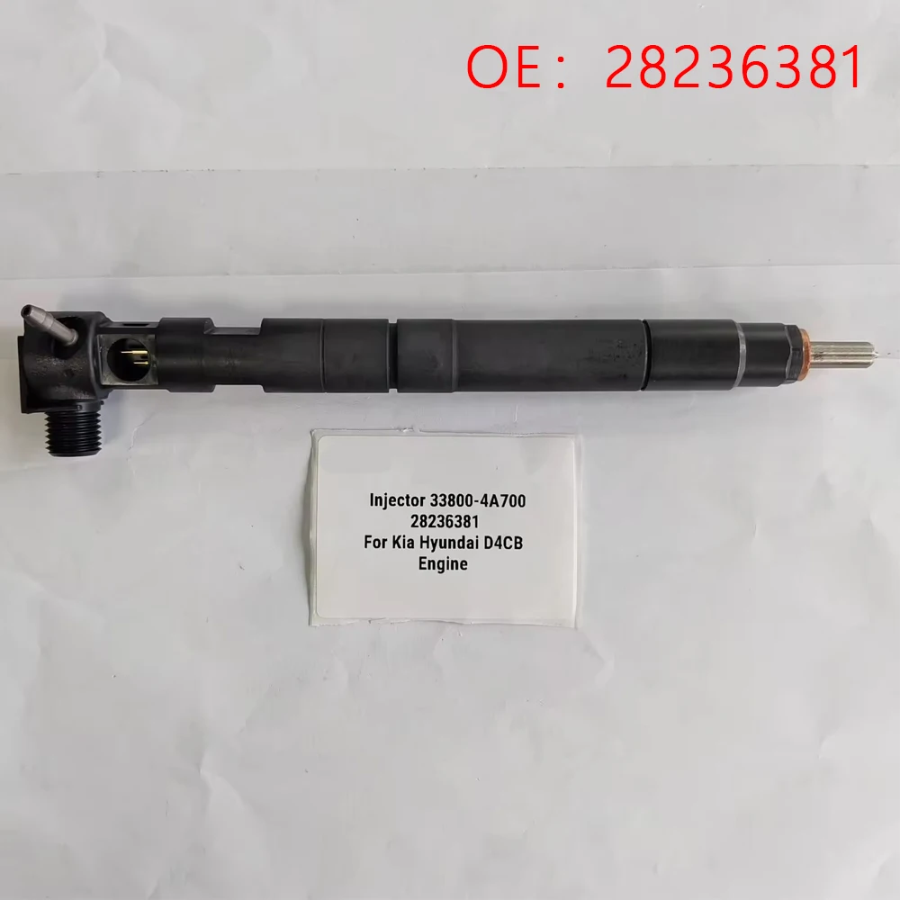 

for 33800-4a700 28236381 Nieuwe Diesel Injector for Delphi Hyundai Grand Starex H1 I800 Kia Bongo 3 Vgt 2.5 Crdi