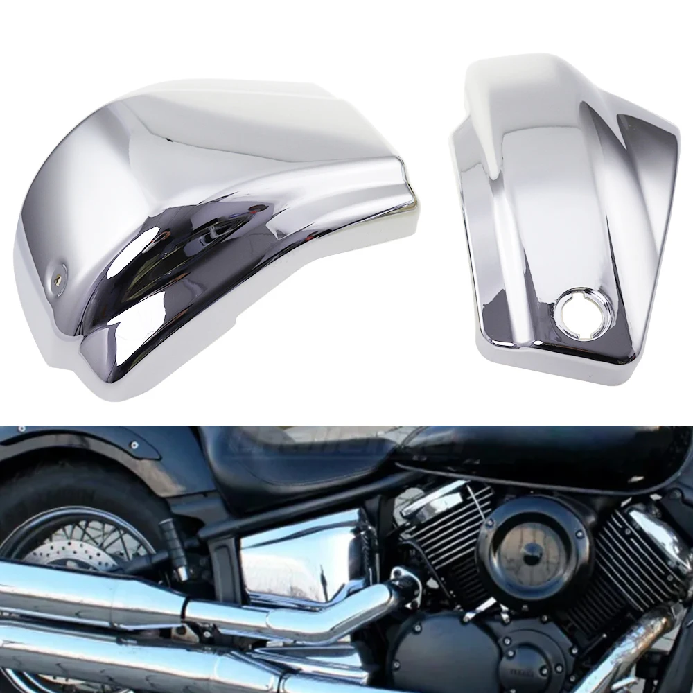 

Motorcycle Side Battery Covers Fairing Protector For Yamaha VStar V-Star XVS1100 Classic Custom 1999-2011 04 05 06 07 08 09 10