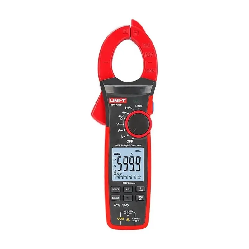 

ABLK UNI-T UT205E-1000A True RMS Digital Clamp Meter(1000V AC/DC), Inrush Current, LPF, ACV Testing Capable