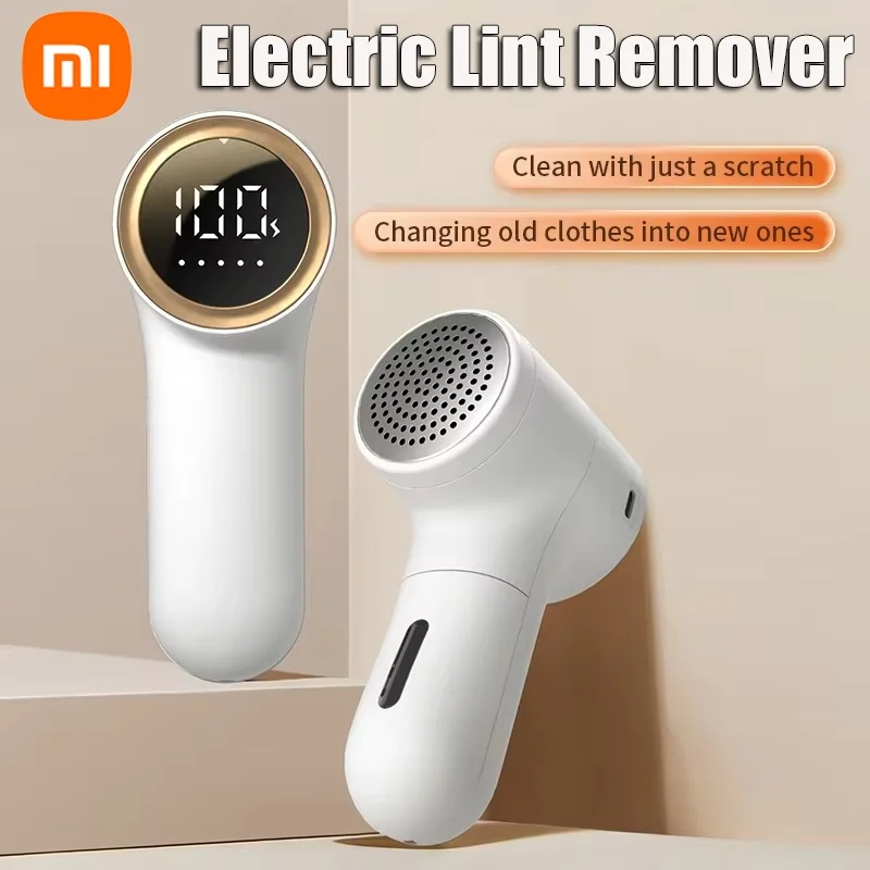 Xiaomi Electric Lint Remover อัจฉริยะดิจิตอลจอแสดงผล Hairball Trimmer แบบพกพา USB ชาร์จเครื่องโกนหนวด 5 เกียร์มีดโกน