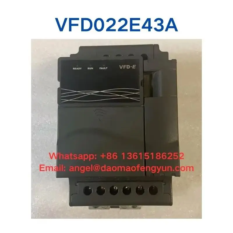 VFD022E43A Second-hand frequency inverter 2.2kW/3HP, three-phase 380-480V, test functions are intact
