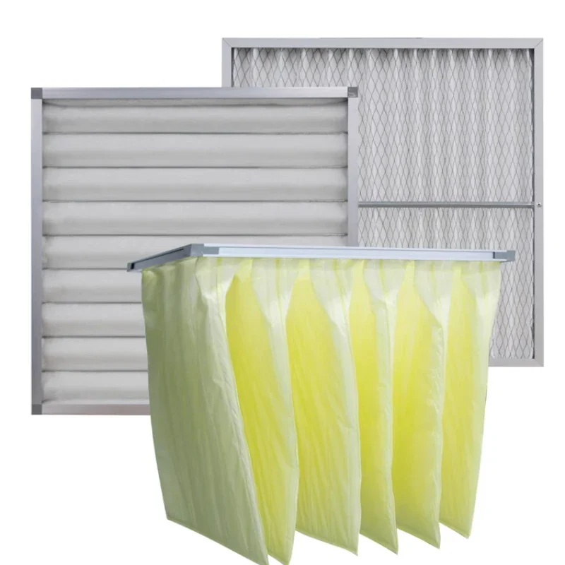 

Dust Removal Filter Cloth Medium-Effect Bag Filter Central Air Conditioning Non-Woven Fabric