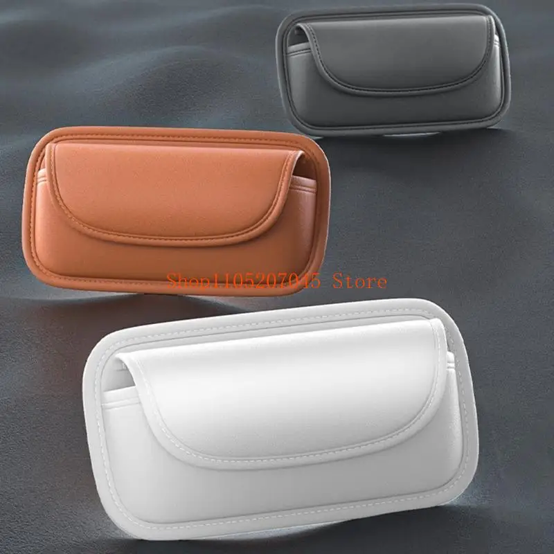 37cd Auto Car Visors Sunglasses Case Organizers Protective Eyeglass Holder, Closure Wear Resistant for Men and Women