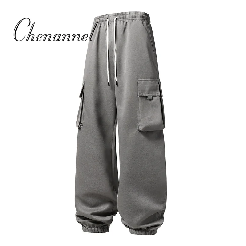 

Multi Pocket Cargo Pants Mens'Outdoor Casual Tactical Trousers Mens Casual Waist Joggers Track Pants Men Running Sweatpants