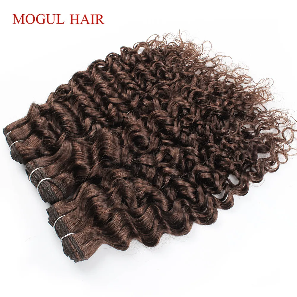 1 Bundle Water Wave Dark Brown Ombre Honey Blonde Hair Weave Natural Black Color 10-30 inch Remy Human Hair Extension Mogul Hair