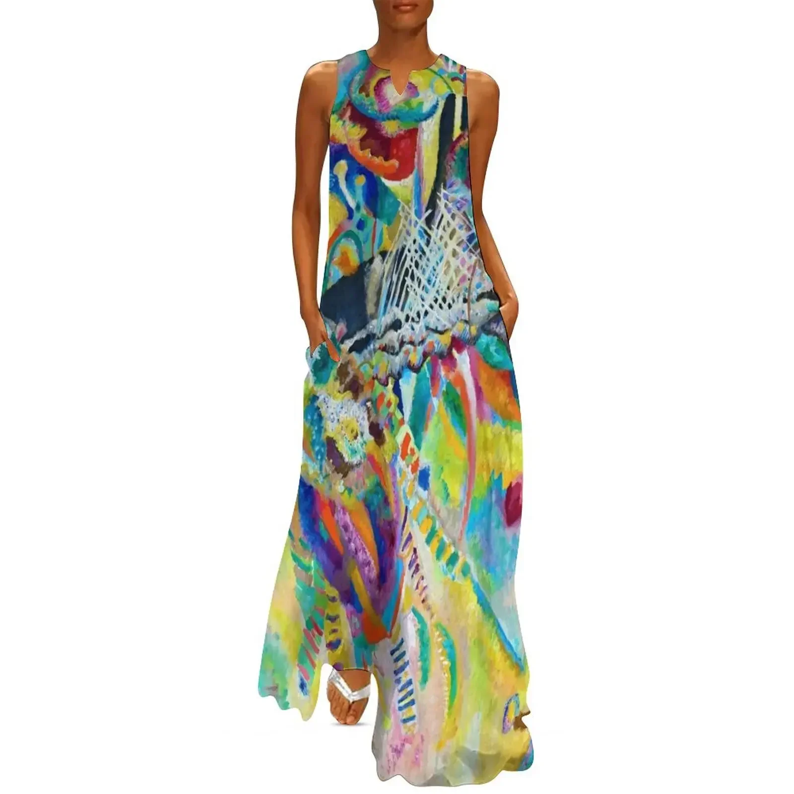 

Wassily Kandinsky Fugue (1914) Long Dress Evening dresses women clothing 2025 new arrivals sexy dress Dress