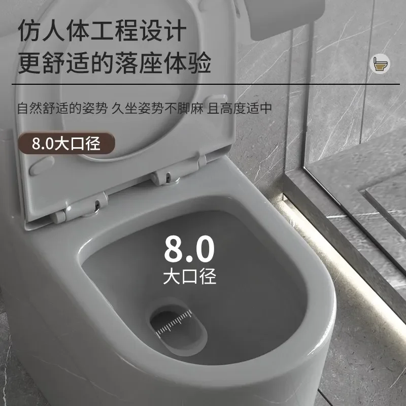 Royal Crown One Piece Toilet Siphonic Flush Silent Deodorant Ceramic Bathroom Fixture Large Trapway Compact Design for Small