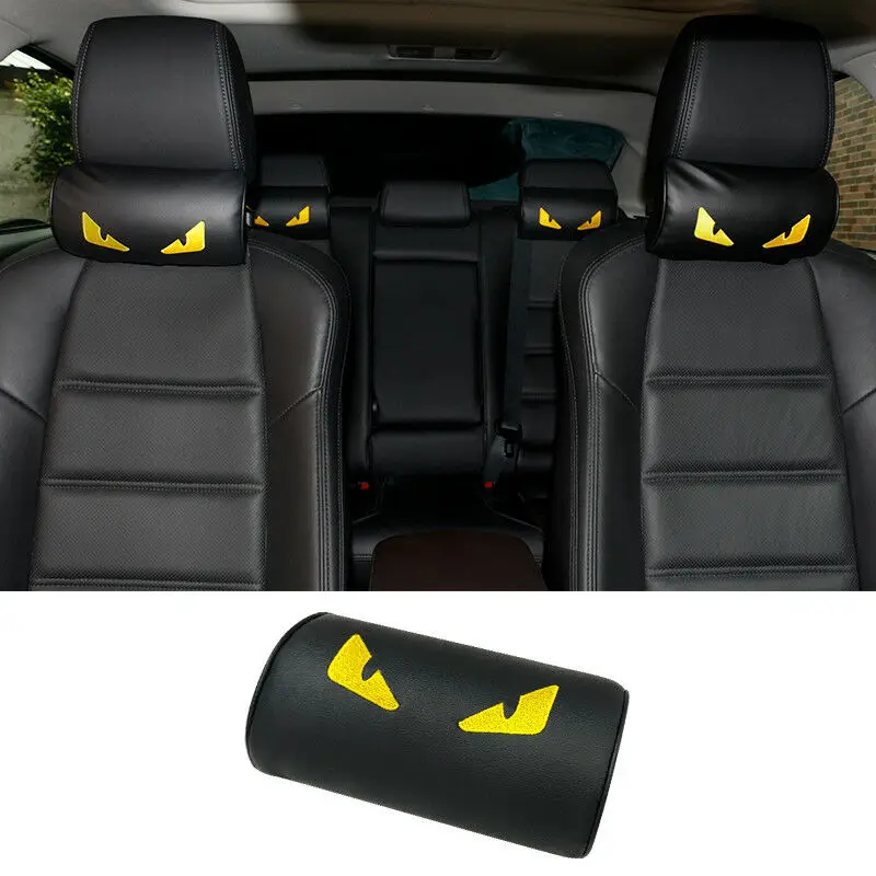 DEVIL'S EYE Pillow for Car Neck Headrest Cushion Auto  Accessories Seat Head Support Neck Protector Automobile Seat Neck Rest